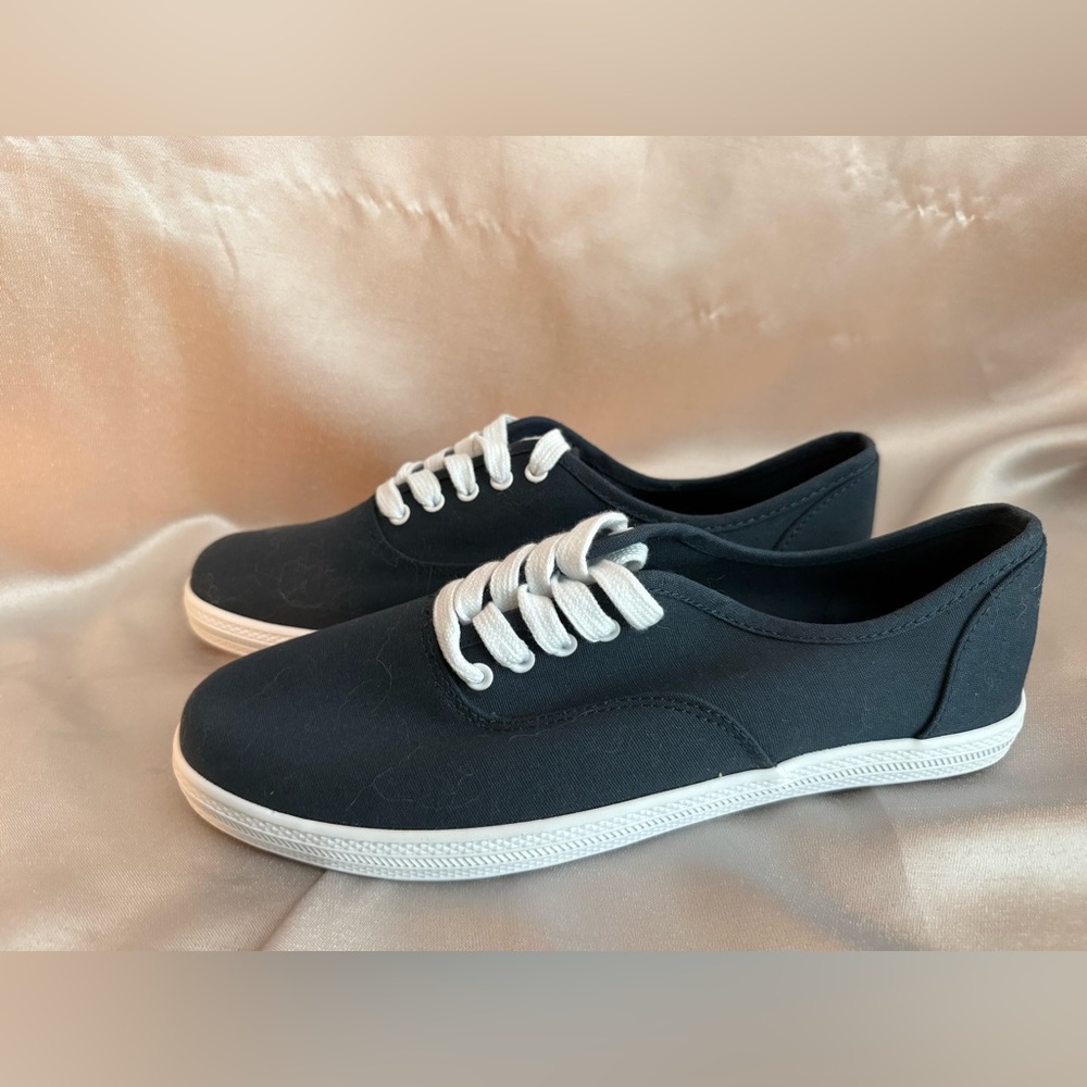Navy and White Sneakers - Size 9 - Never worn